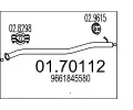 Vfukov trubka MTS ‐ MTS 01.70112