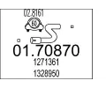 Vfukov trubka MTS ‐ MTS 01.70870