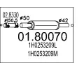 Stedn tlumi vfuku MTS ‐ MTS 01.80070