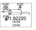 Zadn tlumi vfuku MTS ‐ MTS 01.92220