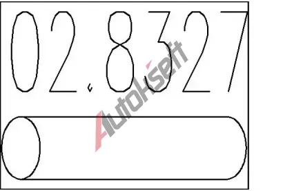 MTS Spojovac trubky vfukovho systmu MTS 02.8327, 02.8327