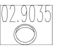 Tsnic krouek vfukov trubky MTS ‐ MTS 02.9035