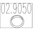 Tsnic krouek vfukov trubky MTS ‐ MTS 02.9050