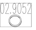 Tsnic krouek vfukov trubky MTS ‐ MTS 02.9052