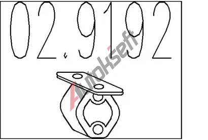 MTS Zarka tlumie vfuku MTS 02.9192, 02.9192