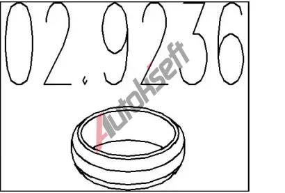 MTS Tsnic krouek vfukov trubky MTS 02.9236, 02.9236