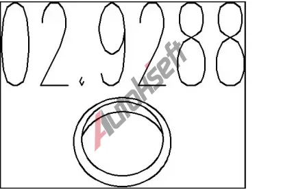 MTS Tsnic krouek vfukov trubky MTS 02.9288, 02.9288