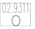 Tsnic krouek vfukov trubky MTS ‐ MTS 02.9311