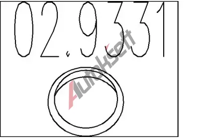 MTS Tsnn vfukov trubky MTS 02.9331, 02.9331