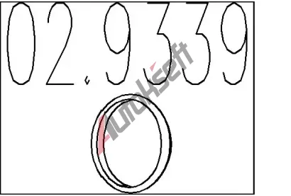 MTS Tsnic krouek vfukov trubky MTS 02.9339, 02.9339