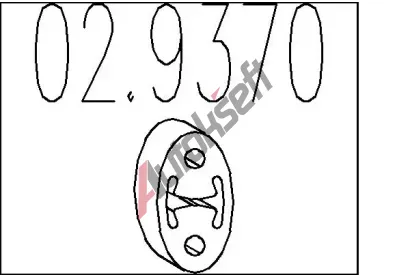 MTS Zarka tlumie vfuku MTS 02.9370, 02.9370