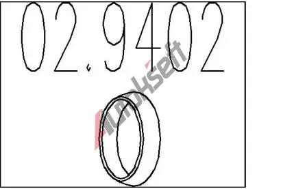 MTS Tsnic krouek vfukov trubky MTS 02.9402, 02.9402
