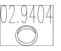 Tsnic krouek vfukov trubky MTS ‐ MTS 02.9404