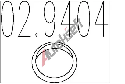 MTS Tsnic krouek vfukov trubky MTS 02.9404, 02.9404