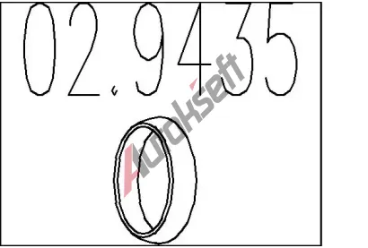 MTS Tsnic krouek vfukov trubky MTS 02.9435, 02.9435