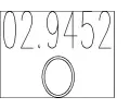 Tsnic krouek vfukov trubky MTS ‐ MTS 02.9452