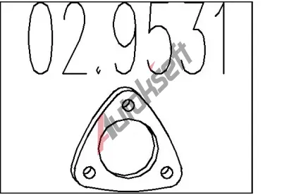 MTS Tsnn vfukov trubky MTS 02.9531, 02.9531