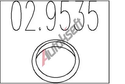 MTS Tsnic krouek vfukov trubky MTS 02.9535, 02.9535