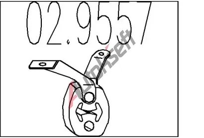 MTS Zarka tlumie vfuku MTS 02.9557, 02.9557