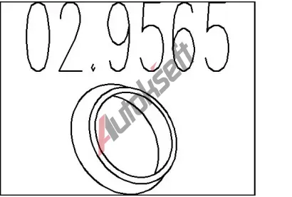 MTS Tsnic krouek vfukov trubky MTS 02.9565, 02.9565