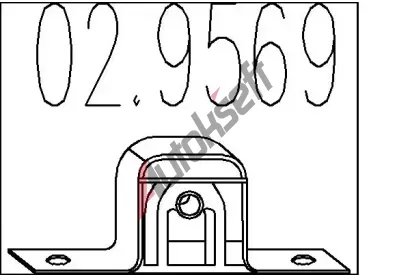 MTS Zarka tlumie vfuku MTS 02.9569, 02.9569