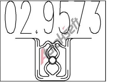 MTS Zarážka tlumiče výfuku MTS 02.9573, 02.9573 MTS Zarážka tlumiče výfuku MTS 02.9573, 02.9573