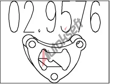 MTS Zarka tlumie vfuku MTS 02.9576, 02.9576