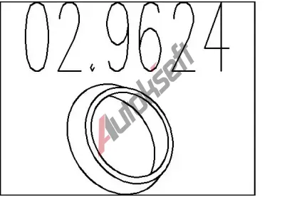 MTS Tsnic krouek vfukov trubky MTS 02.9624, 02.9624