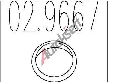 MTS Tsnic krouek vfukov trubky MTS 02.9667, 02.9667