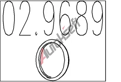 MTS Tsnn vfukov trubky MTS 02.9689, 02.9689