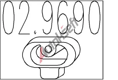 MTS Zarka tlumie vfuku MTS 02.9690, 02.9690