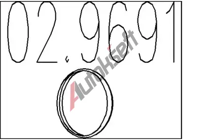 MTS Tsnic krouek vfukov trubky MTS 02.9691, 02.9691