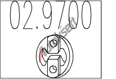 MTS Zarka tlumie vfuku MTS 02.9700, 02.9700