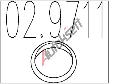 MTS Tsnic krouek vfukov trubky MTS 02.9711, 02.9711