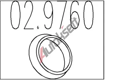 MTS Tsnic krouek vfukov trubky MTS 02.9760, 02.9760