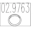 Tsnic krouek vfukov trubky MTS ‐ MTS 02.9763