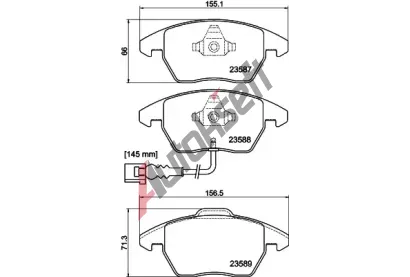 MINTEX Sada brzdovch destiek MTX MDB2604, MDB2604