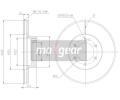 Brzdov kotou MAXGEAR ‐ MXG 19-1005