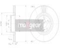MAXGEAR Brzdov kotou - 321 mm ‐ MXG 19-1838