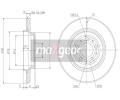 Brzdov kotou MAXGEAR ‐ MXG 19-1839