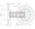 MAXGEAR Brzdov kotou - 252 mm ‐ MXG 19-1871