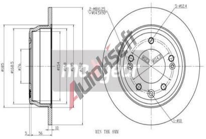 MAXGEAR Brzdov kotou - 262 mm MXG 19-1879, 19-1879