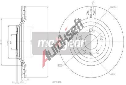MAXGEAR Brzdov kotou - 330 mm MXG 19-1959, 19-1959