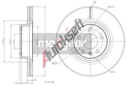 MAXGEAR Brzdov kotou - 314 mm MXG 19-2021, 19-2021