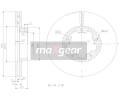 MAXGEAR Brzdov kotou - 276 mm ‐ MXG 19-2272