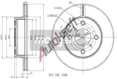 MAXGEAR Brzdov kotou - 231 mm MXG 19-2327, 19-2327