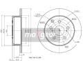 MAXGEAR Brzdov kotou - 280 mm MXG 19-2353, 19-2353