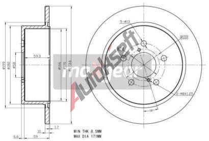 MAXGEAR Brzdov kotou - 274 mm MXG 19-2356, 19-2356
