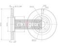 Brzdov kotou MAXGEAR ‐ MXG 19-2364