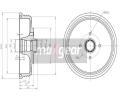 Brzdov buben MAXGEAR ‐ MXG 19-2425